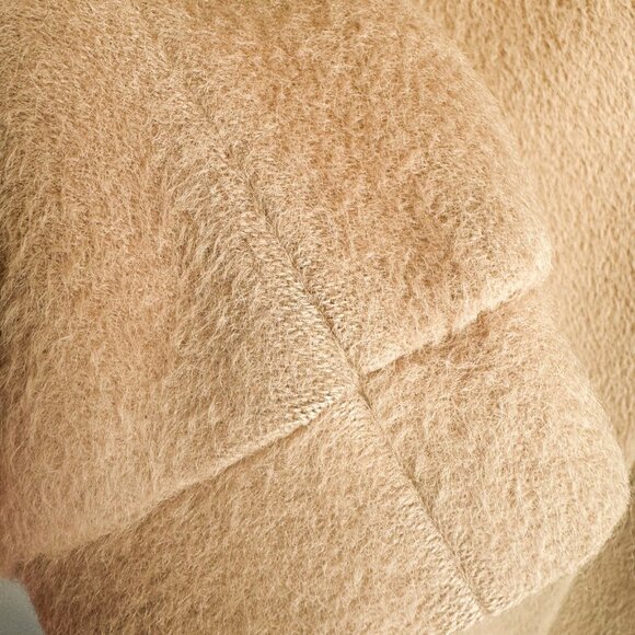 Max Mara Wool Alpaca Classic Camel Beige Coat 10 - Picture 13 of 15